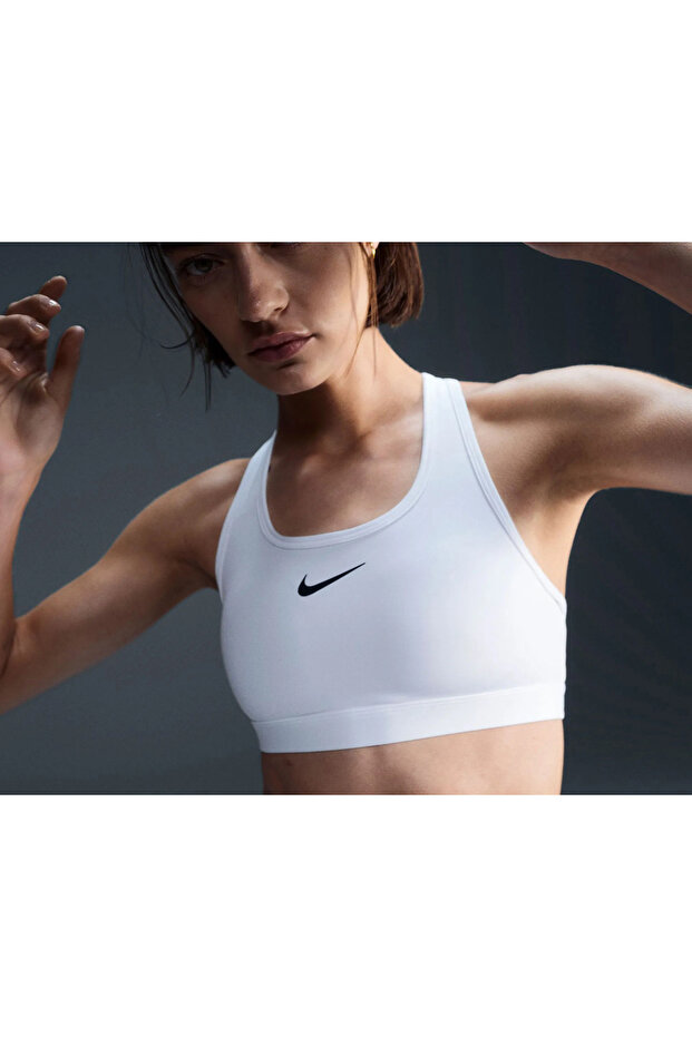 DX6821-100 Swoosh Medium Support Kadın Bra - 6