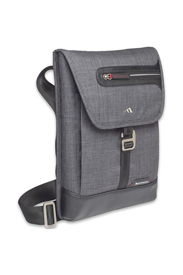 Collins Vertical Messenger - Graphite Vertical Notebook Bag - 2