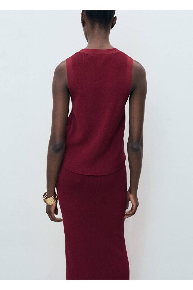 İnce örgülü yelek - 4