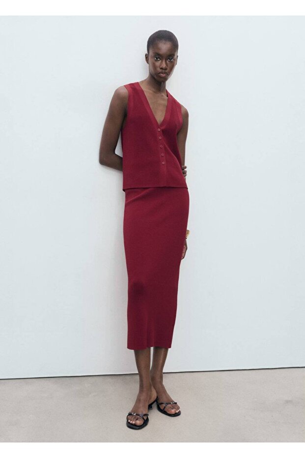 İnce örgülü yelek - 2