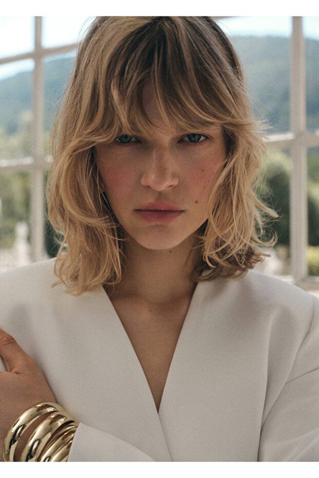 Kruvaze blazer ceket - 7