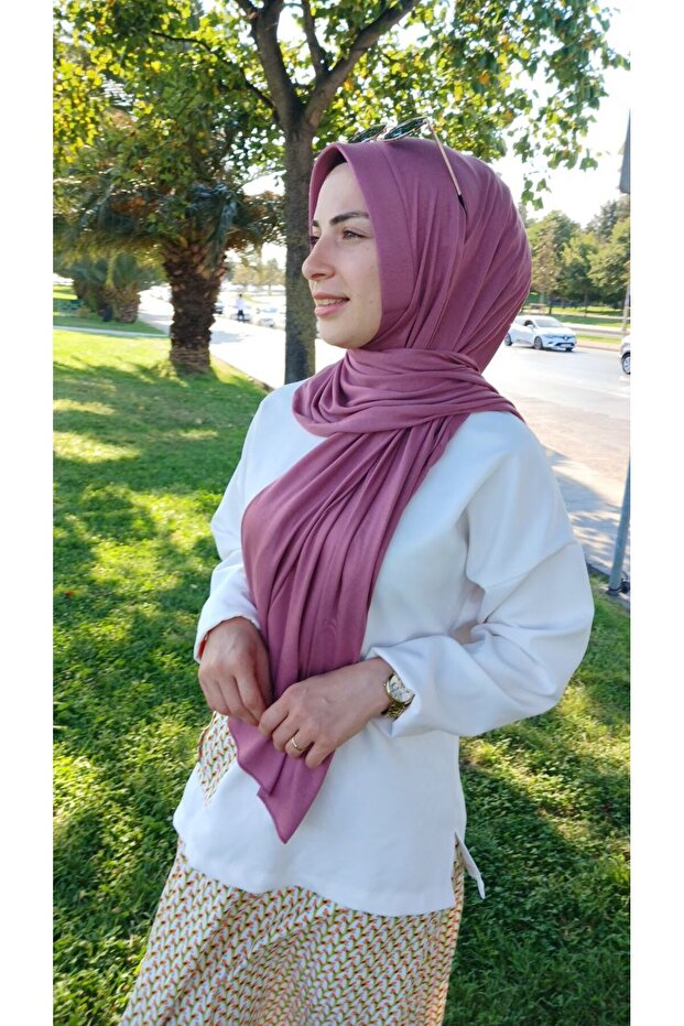 وشاح شال عملي من القطن الممشط - 5