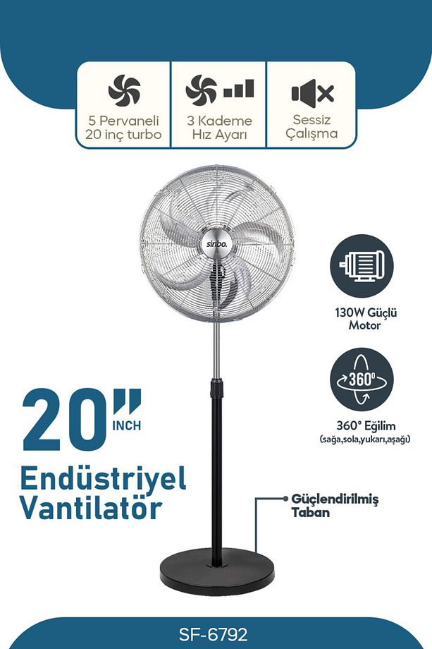 SF-6792 AYAKLI VANTİLATÖR - 1