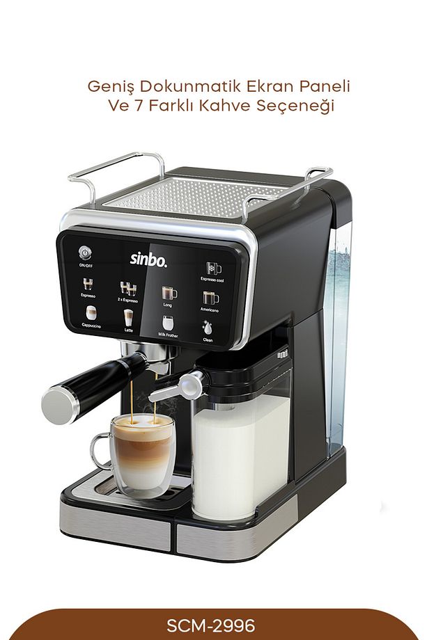 SCM 2996 -Kapsül Kahve Aparatlı Espresso Makinesi - 4