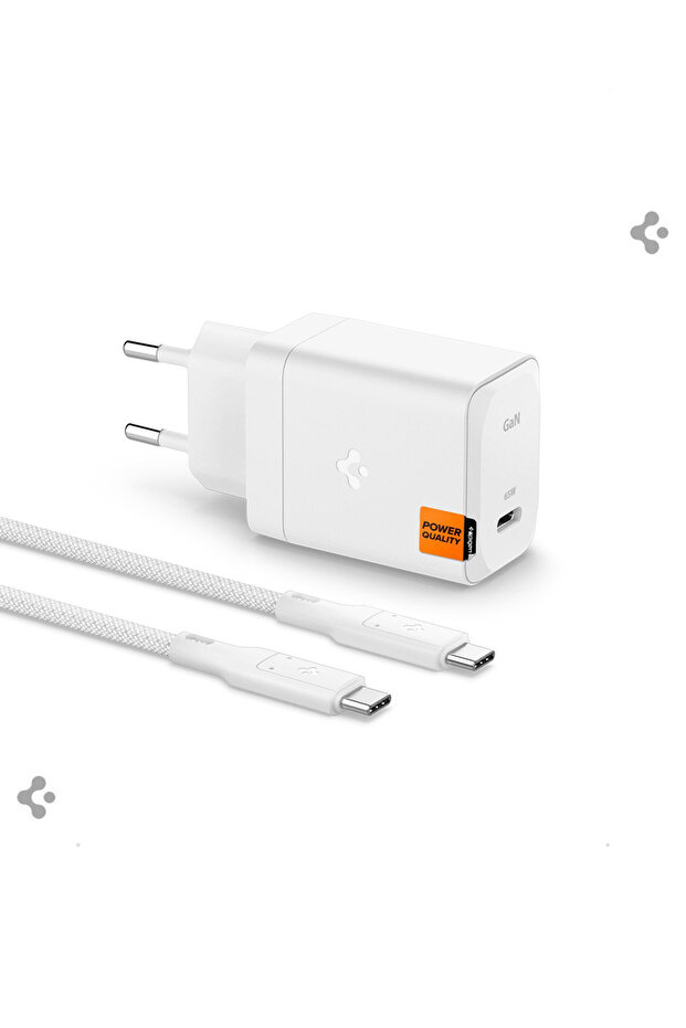 65W USB-C Hızlı Şarj Aleti + 2m Şarj Kablo Samsung PPS 2.0 GaN Super Hızlı Type-C White - ACH05476 - 1