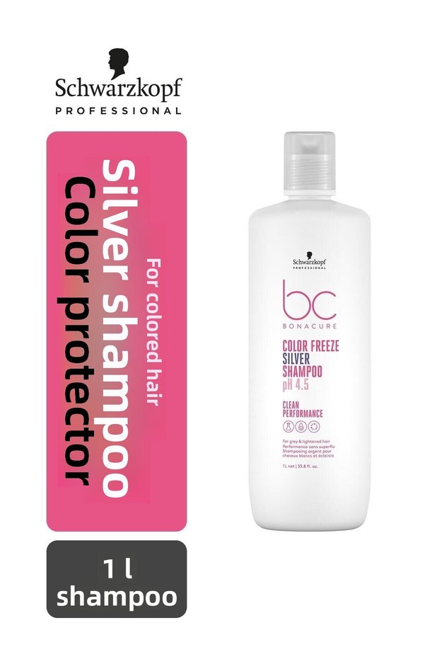 Bc Clean Color Protective Silver Shampoo Sulfate Free 1000 Ml,,Mrcle3207