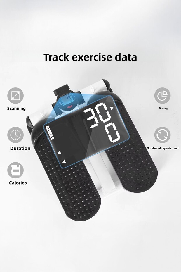 Double Shock Absorber Double Resistance String Stepper with Digital Display - 6