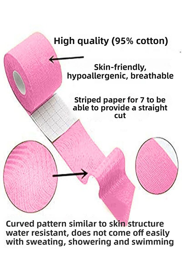 Pink Colored Belly Supporting Tape - 2