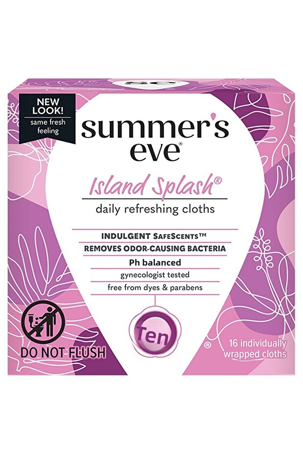 Island Splash Special Area Cleaning Wipes 16 Pieces