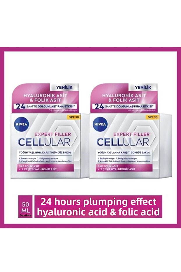 Cellular Filler Firming, Anti-Aging, Spf 30 50 ml 2 Pieces