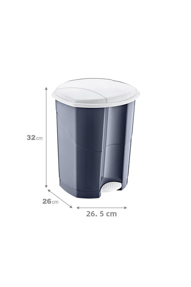 سلة المهملات بدواسة 11 لتر - 2