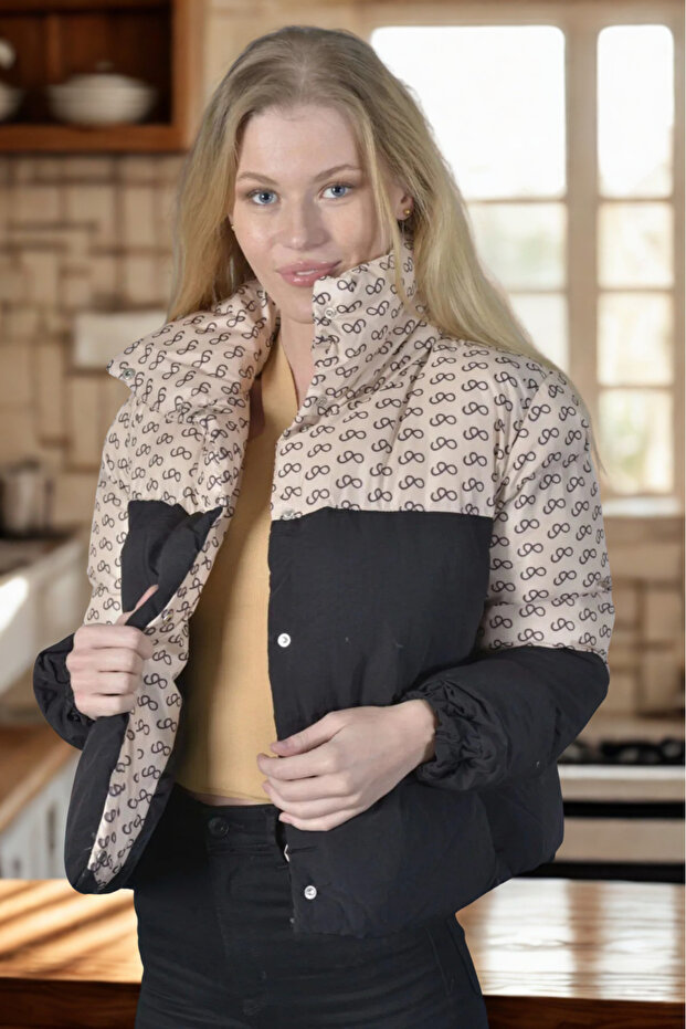 Kadın Owersize Şişme Mont - 6