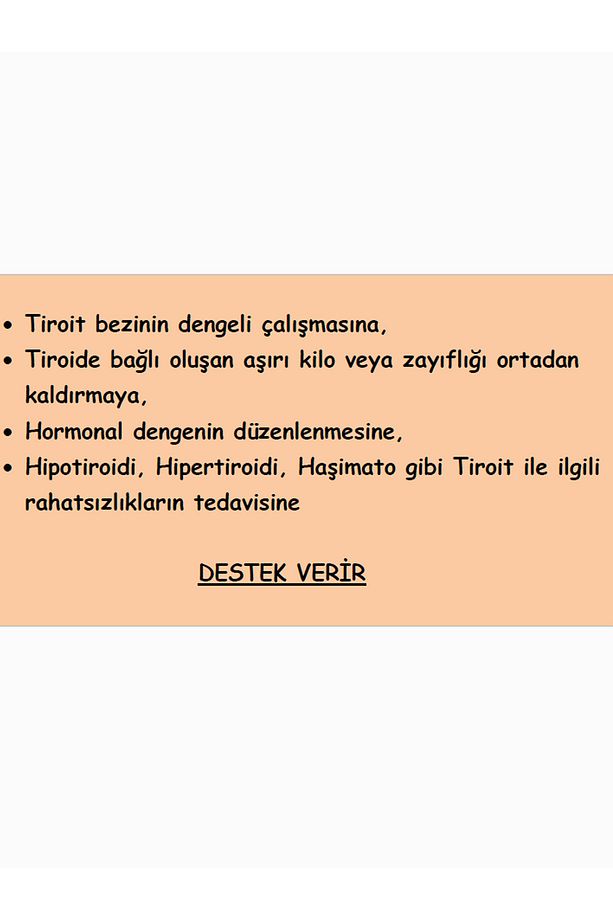 ✅ Nüzüc Trd Bitkisel Ürün Seti (4’LÜ) – Tiroid Dengesine Bitkisel Destek - 4