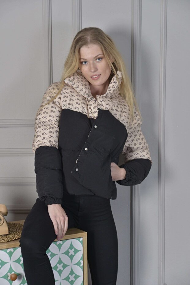 Kadın Owersize Şişme Mont - 4