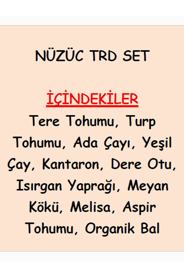 ✅ Nüzüc Trd Bitkisel Ürün Seti (4’LÜ) – Tiroid Dengesine Bitkisel Destek - 3