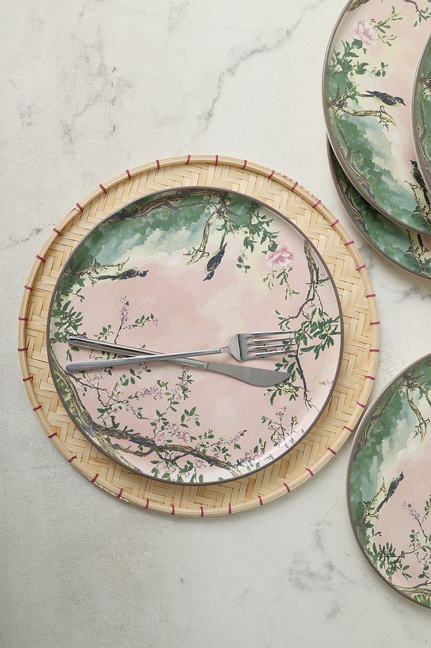 Pink Woods Nordic Servis Tabağı 28 cm 6 Adet 22641 - 4