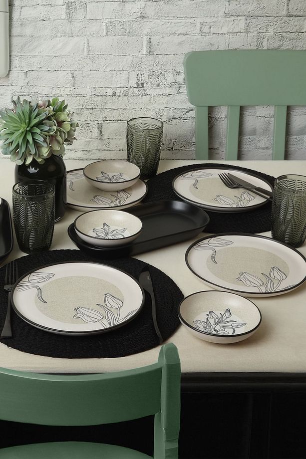Shade Flowers Kahvaltı Takımı 10 Parça 4 kişilik 21847-48 - 3