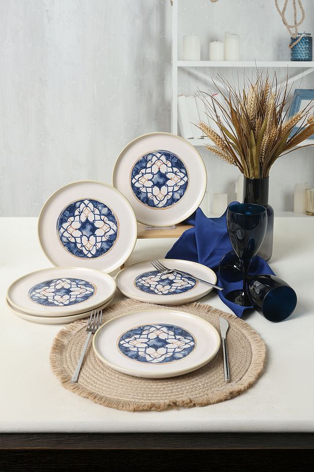 Wave Flow Nordic Pasta Tabağı 22 Cm 6 Adet 22748 - 2