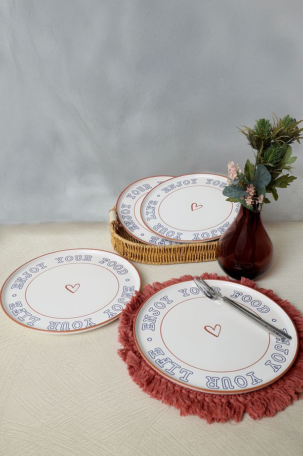Enjoy Your Food Nordic Servis Tabağı 28 cm 4 Adet 22973 - 4