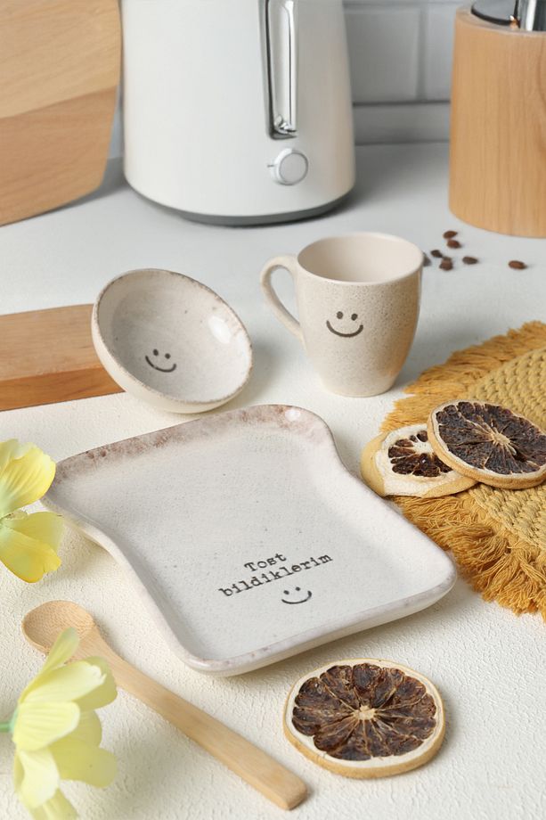 Tost Kahvaltı Takımı 3 Parça 22502-05 - 4