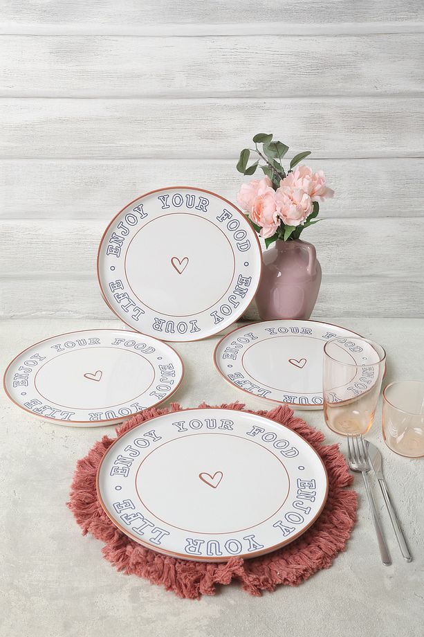 Enjoy Your Food Nordic Servis Tabağı 28 cm 4 Adet 22973 - 2