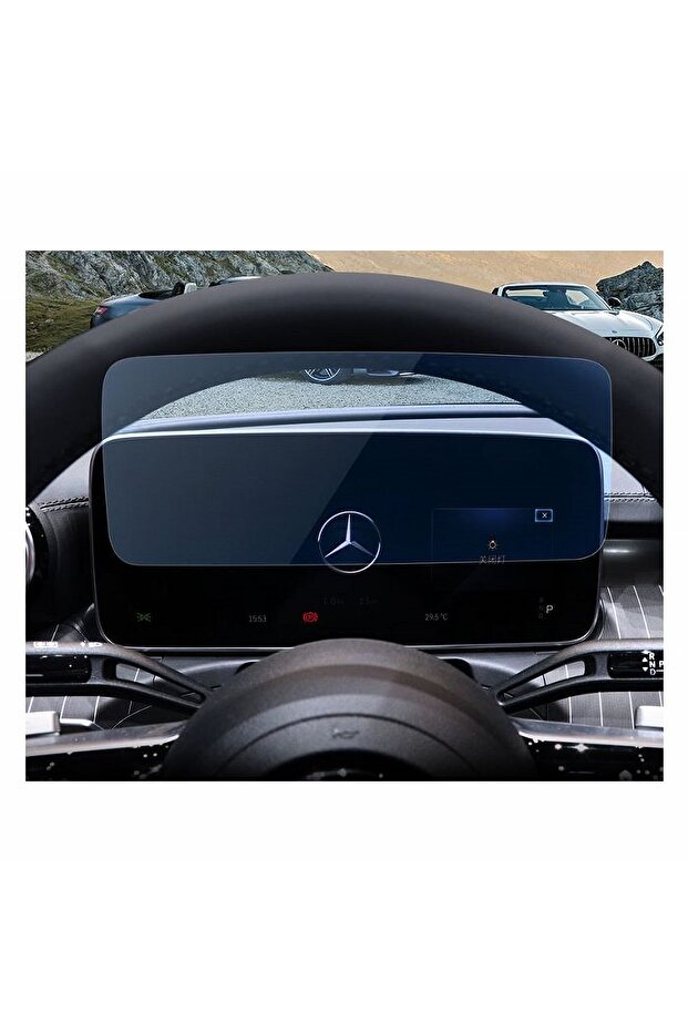 Mercedes C Series Compatible 12.3 Inch Steering Wheel Digital Display 9H Nano Screen Protector