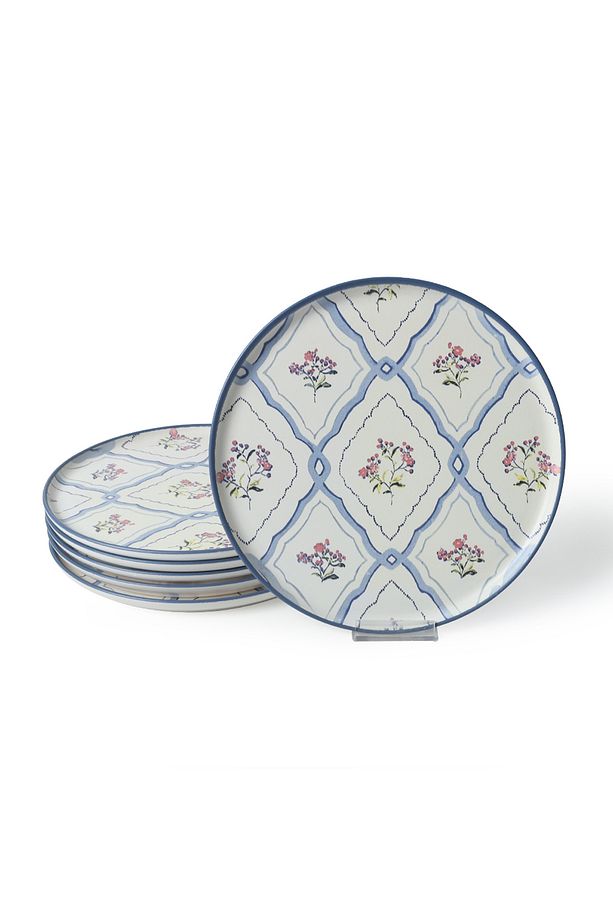 Floral Waves Nordic Servis Tabağı 28 Cm 6 Adet 22668 - 5