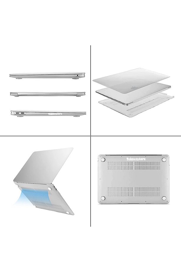 Macbook Pro 13 M1-m2 Çip 2020/2022 A2251-a2289-a2338-a1706-a1708-a2159 Kristal Kapak Koruma Kılıf - 9