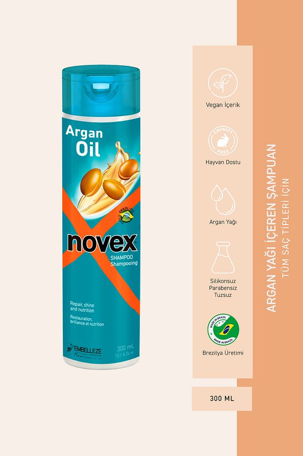Argan Oil - Yıpranmış Ve Işlem Görmüş Saçlar Için Onarıcı Argan Yağı Içeren Şampuan 300ml - - 1
