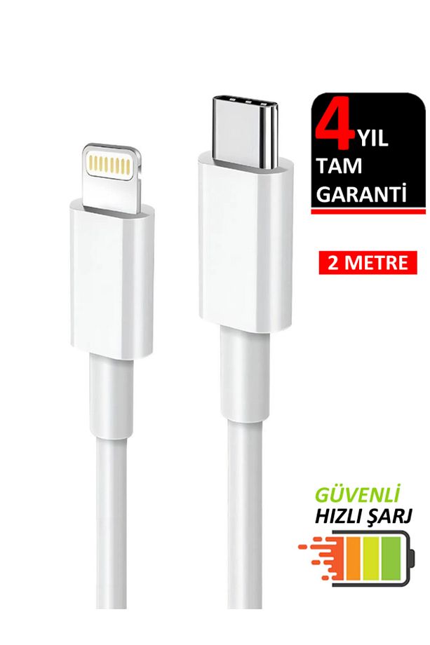 Iphone 2 Metre Hızlı Şarj Kablosu Type-c To Lightning 20w 8 X Xs Xr 11 12 13 14 Pro Max Plus Uyumlu - 1