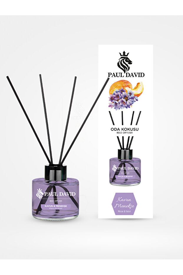 Kavun & Menekşe Yüksek Koku Yayılımlı Dekoratif Bambu Çubuklu Oda Kokusu 145 ml - 2