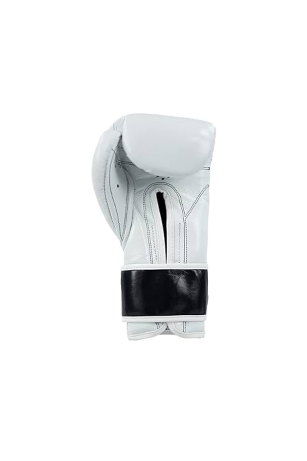 Cleto Reyes White Leather Strap & Attached Thumb And Hook & Loop Closure Boks Eldiveni - 6