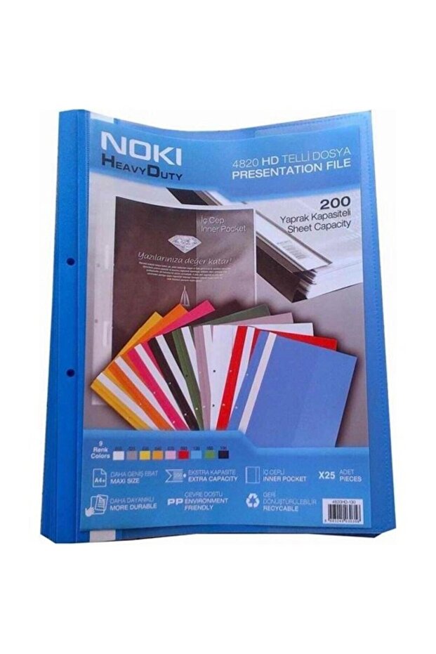 Hd Telli Dosya25 Li Mavi - 1