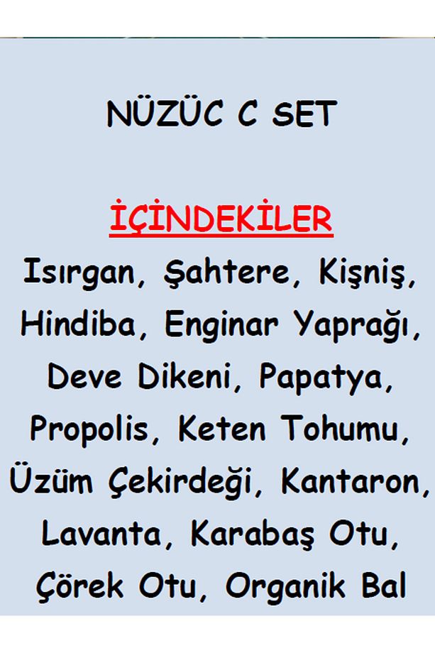 C Bitkisel Ürün Seti - Hepatit Avcısı - 6