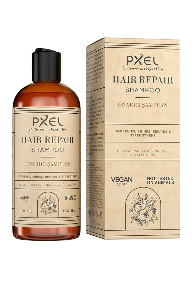 Onarıcı Şampuan – Argan Serum 2’li Set | Yıpranmış ve Kuru Saçlar İçin |400 ML, 75 ML - 7