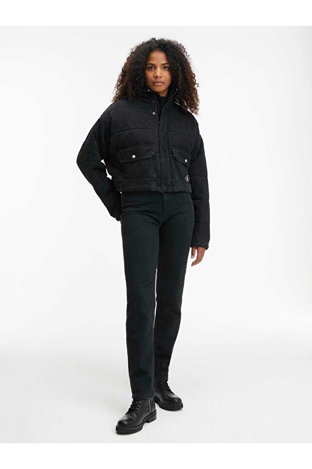 Light Denim Puffer - 3