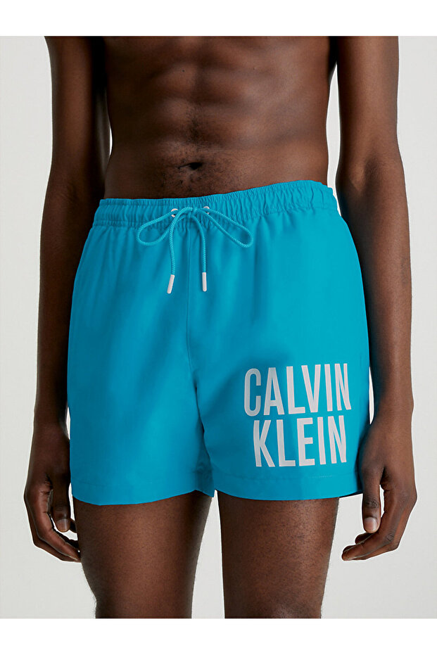 Erkek Medium Drawstring Deniz Şortu - 3