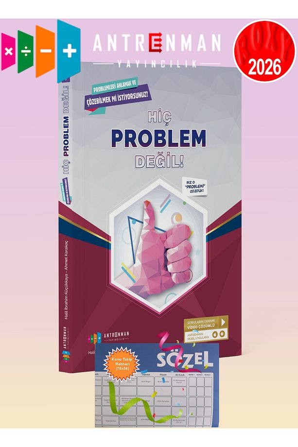 Tyt Antrenman Yayınları Hiç Problem Değil Soru Bankası Güncel Baskı - 2