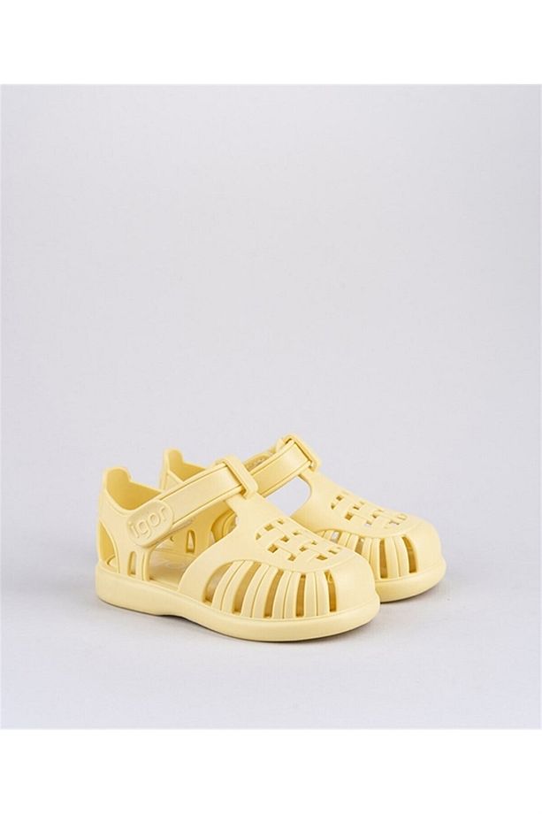 Tobby Solid Çocuk Sandalet Ayakkabı S10271-228vainilla - 1