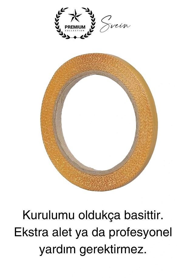 4 mt Güçlü Premium Sineklik Yedek Cırt Bant Pencere Kapı Yapışkanlı Tül Sinek Perdesi Bandı 2 Adet - 6