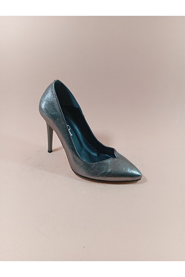 PLATİN STİLETTO BASKI PARLAK - 3