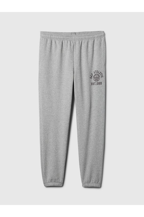 Erkek Gri Vintage Soft Gap Logo Jogger Eşofman Altı - 2