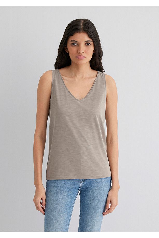 Lux Touch Tencel Tm Vizon Modal Atlet Slim Fit / Dar Kesim 1610423-70320 - 3
