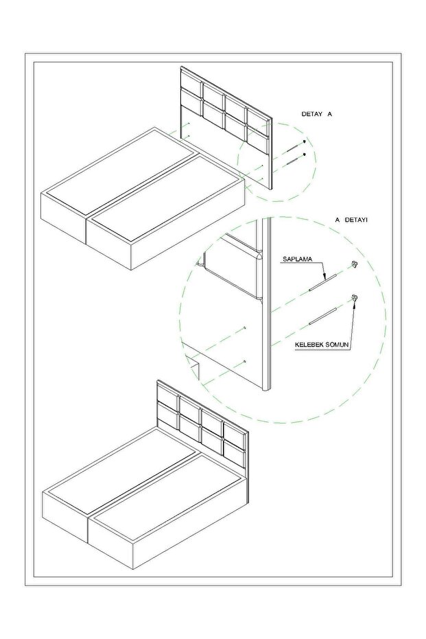 Airfresh Set (baza+yatak+başlık) - 7