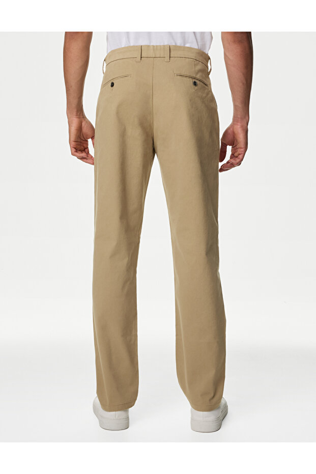 Loose Fit Chino Pantolon - 5