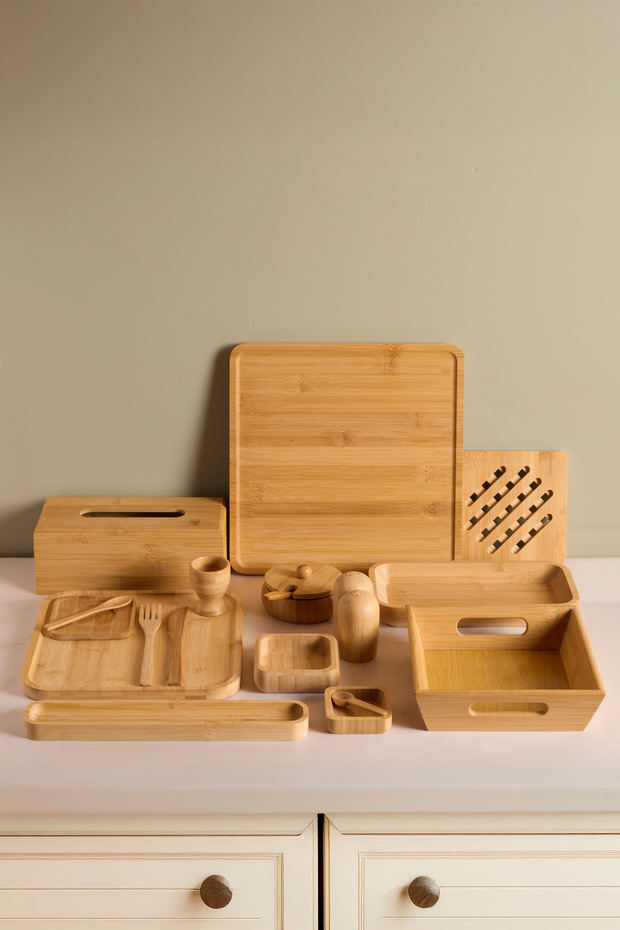 Rumeli Bambu 67 Parça 6 Kişilik Kahvaltı Takımı - 5