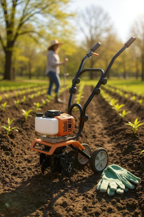 Benzinli Çapa Makinesi | 🚜 Yüksek Performanslı Motor | 🌱 Kolay Toprak Işleme | 🛠️ Dayanıklı Gövde - 6