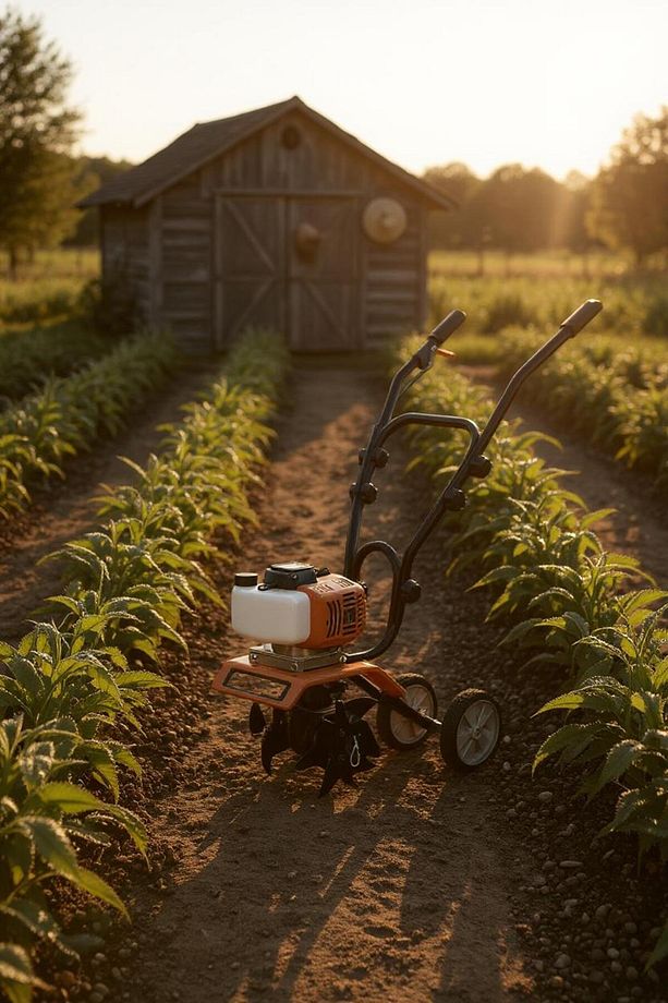 Benzinli Çapa Makinesi | 🚜 Yüksek Performanslı Motor | 🌱 Kolay Toprak Işleme | 🛠️ Dayanıklı Gövde - 5