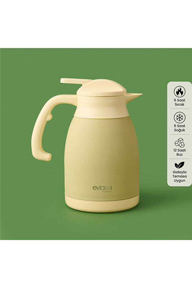Kitchen Çay Termosu - Bej - 1,5 lt - 1