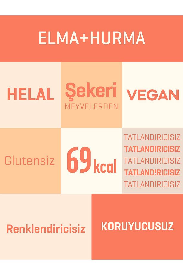 Tatlı Sever Meyve Barı – 24 Adet | Sağlıklı Atıştırmalıklar – Vegan, Glutensiz (20GR X 24 ADET) - 7